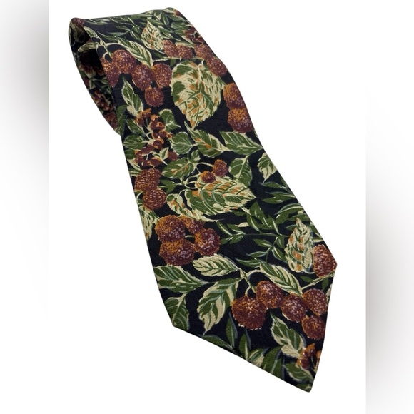 Vintage 90s men’s floral Tie Alfani - Picture 1 of 4